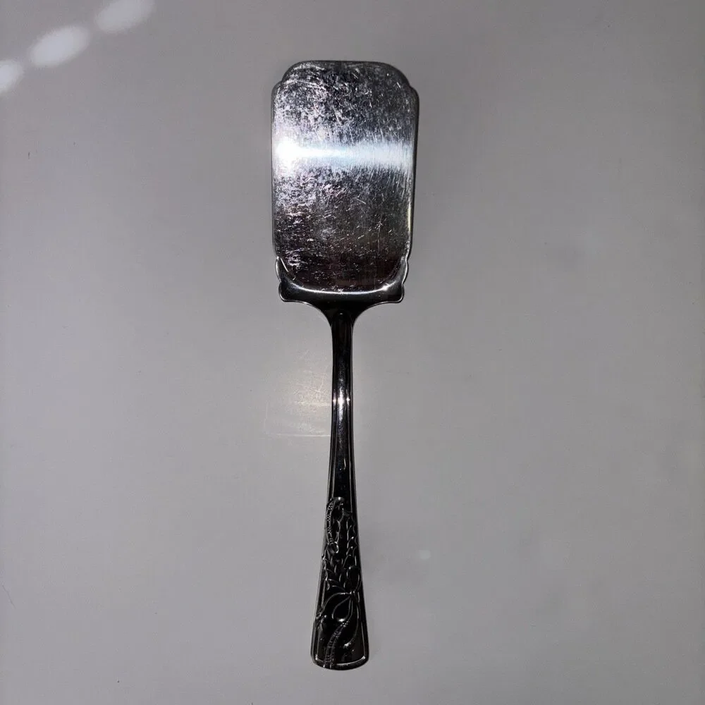 Lenox HOLIDAY Holly Ribbon Hollyberry & Leaf Serving Set Stainless Steel 4pc